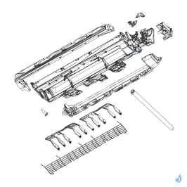 Moteur Diffuseur Blanc pour climatisation Atlantic Fujitsu LMCA LMCE Réf. 897027 2