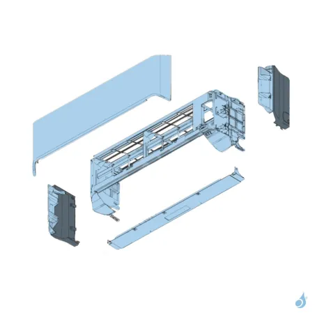Corps Avant Complet pour climatisation Atlantic Fujitsu LMCE Réf. 897397