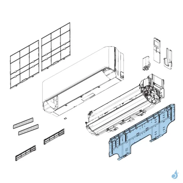 Support Mural pour climatisation Atlantic Fujitsu LMCE Réf. 897393