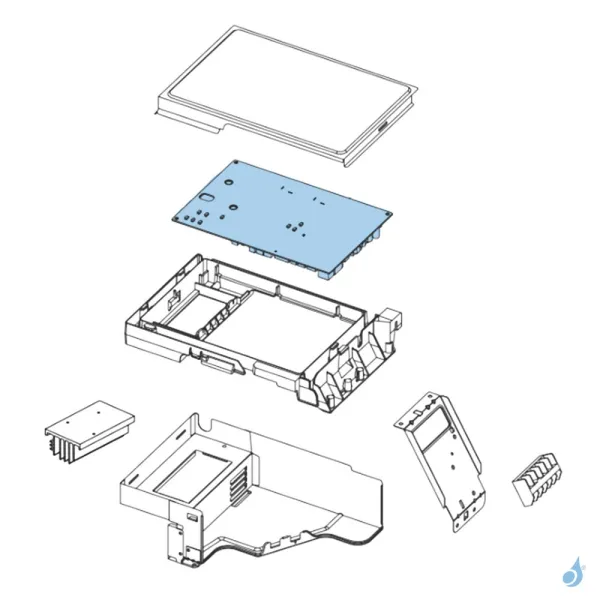 Platine Régulation pour unité extérieure Atlantic Fujitsu AOYG14LMCA LMCE Réf. 897060