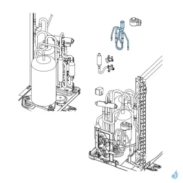 Détendeur pour unité extérieure Atlantic Fujitsu Réf. 897061 2