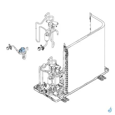 Bobine Détendeur pour unité extérieure Atlantic Fujitsu Réf. 897045