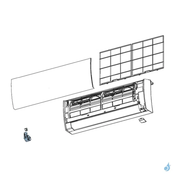Support Capteur de Présence pour climatisation Atlantic Fujitsu LTCA Réf. 898773
