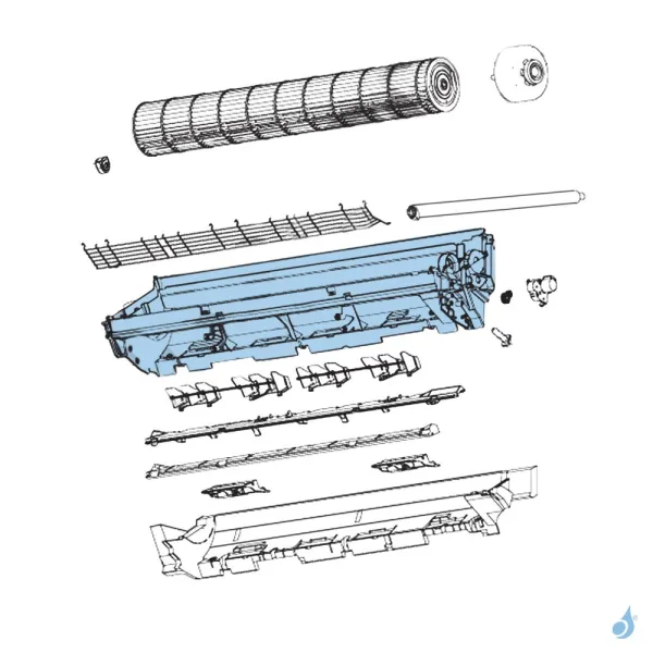 Bac à Condensats pour climatisation Atlantic Fujitsu LTCA LUCA Réf. 898764