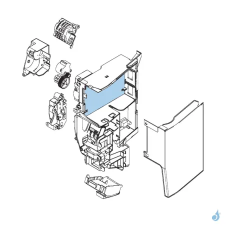 Platine Régulation pour climatisation Atlantic Fujitsu ASYG12LTCA Réf. 898776