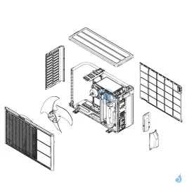 Bobine d'arrêt pour unité extérieure Atlantic Fujitsu Réf. 898450 2