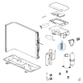 Détendeur pour unité extérieure Atlantic Fujitsu Réf. 897270 2