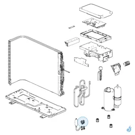 Vanne 2 Voies 1/4 Liquide pour unité extérieure Atlantic Fujitsu Réf. 897371 2