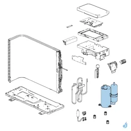 Compresseur pour unité extérieure Atlantic Fujitsu AOYG12LTC Réf. 898783 2