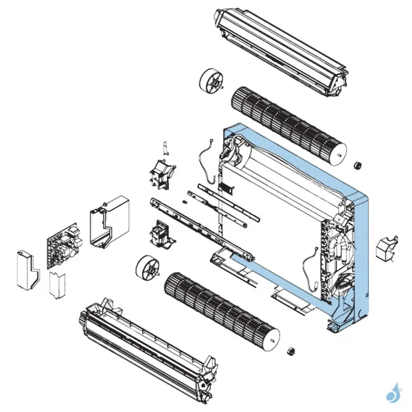 Base pour climatisation console Atlantic Fujitsu Réf. 898586
