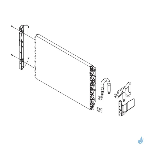 Évaporateur pour climatisation console Atlantic Fujitsu Réf. 898063