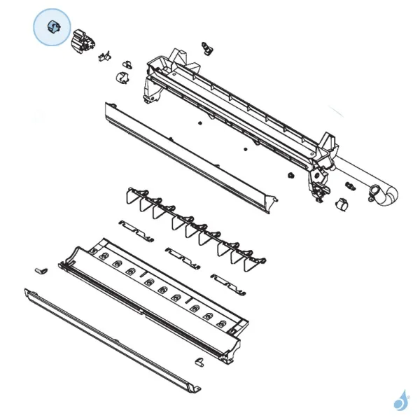Moteur Diffuseur pour climatisation console Atlantic Fujitsu Réf. 898068