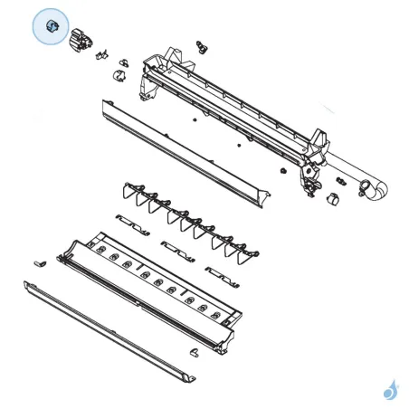 Moteur Diffuseur pour climatisation console Atlantic Fujitsu Réf. 898068