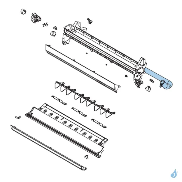 Tuyau de Condensats pour climatisation console Atlantic Fujitsu Réf. 898072