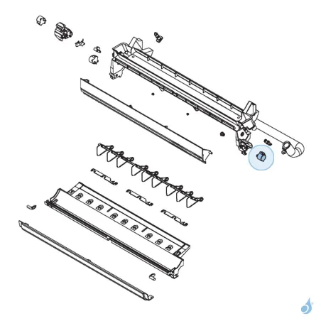 Moteur Volet pour climatisation console Atlantic Fujitsu Réf. 898070