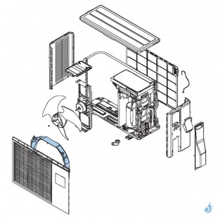 Anneau Hélice pour unité extérieure Atlantic Fujitsu Réf. 897238