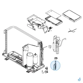 Détendeur pour unité extérieure Atlantic Fujitsu Réf. 898973 2