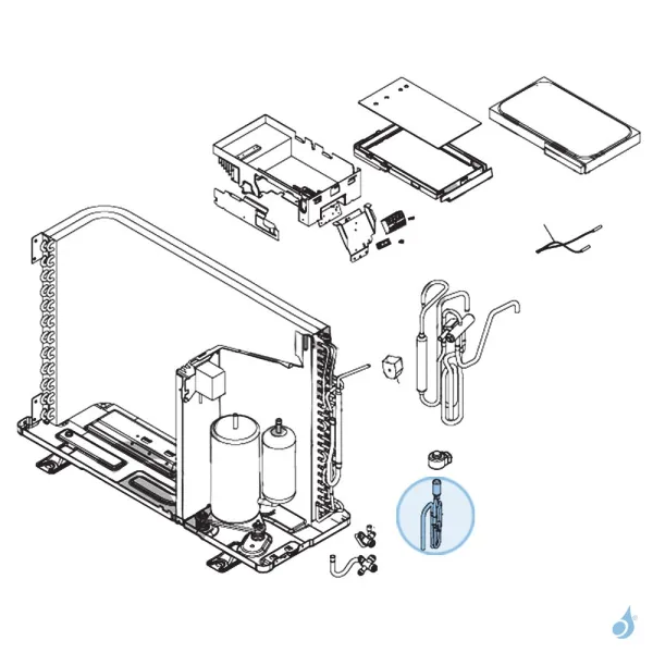 Détendeur pour unité extérieure Atlantic Fujitsu Réf. 898973