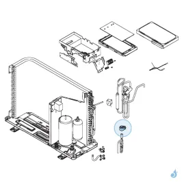 Bobine Vanne 4 Voies pour unité extérieure Atlantic Fujitsu Réf. 897246 2