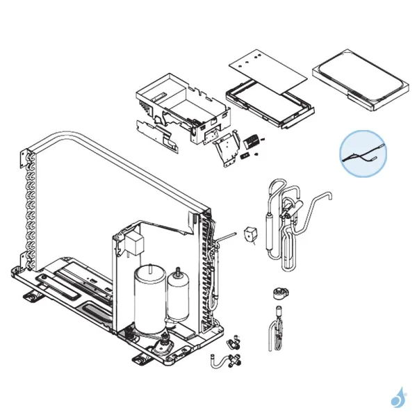 Jeu de Sondes Refoulement & Condenseur pour unité Atlantic Fujitsu Réf. 897302