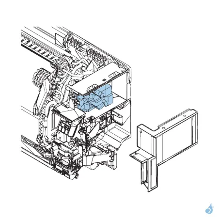 Platine régulation pour climatisation Atlantic Fujitsu ASYG14LMCA LMCE Réf. 897056