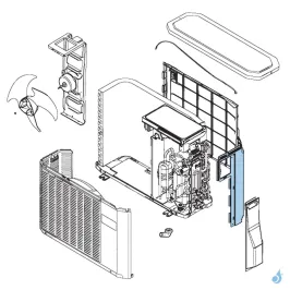 Façade Droite pour unité extérieure Atlantic Fujitsu Réf. 897287 2