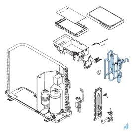 Vanne 4 Voies pour unité extérieure Atlantic Fujitsu Réf. 891520 2