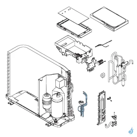 Détendeur pour unité extérieure Atlantic Fujitsu Réf. 897269
