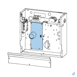 Platine Filtre pour climatisation gainable Atlantic Fujitsu Réf. 891842 2