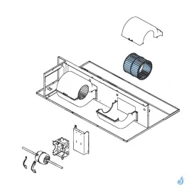 Turbine pour climatisation gainable Atlantic Fujitsu ARYA36/45LATN LATU Réf. 891354 2