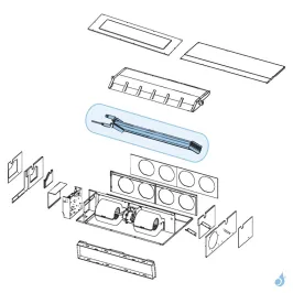 Évaporateur Complet pour climatisation gainable Atlantic Fujitsu Réf. 897066
