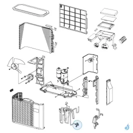 Vanne 3 Voies 5/8 Gaz pour unité extérieure Atlantic Fujitsu Réf. 897378 2