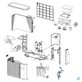 Détendeur pour unité extérieure Atlantic Fujitsu Réf. 897275 2