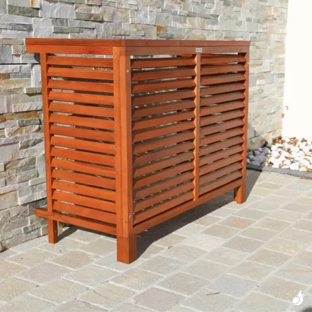 Kit profondeur ou pied pour cache climatisation en bois  (+10 cm)