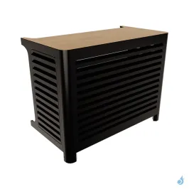 Cache climatisation OUTSTEEL Modèle Mural Vénitian RAL 9005