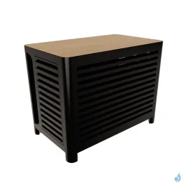 Cache climatisation OUTSTEEL Modèle Complet Vénitian RAL 9005