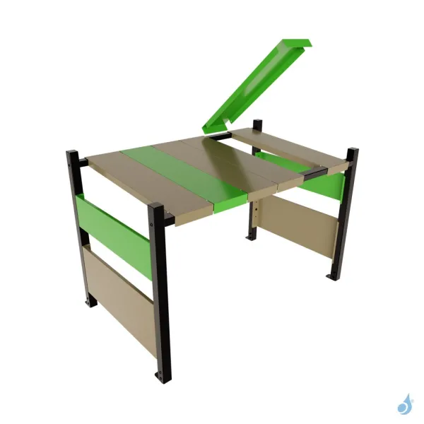 Cache climatisation OUTSTEEL Modèle Colors - RAL 6017/RAL 7002