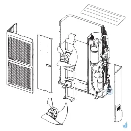 Vanne 3 Voies 5/8 Gaz pour unité extérieure Atlantic Fujitsu Réf. 897376 2