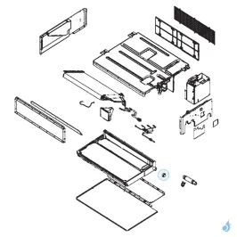 Bouchon de Condensats pour climatisation gainable Atlantic Fujitsu Réf. 890815 2