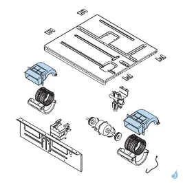 Enveloppe Turbine Haute pour climatisation gainable Atlantic Fujitsu Réf. 898599 2