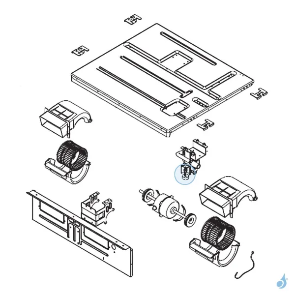 Flotteur pour climatisation gainable Atlantic Fujitsu Réf. 898605