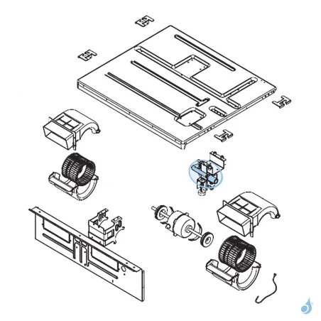 Sortie de Condensats pour gainable Atlantic Fujitsu Réf. 898606