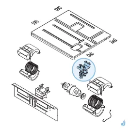 Ensemble Pompe de relevage pour gainable Atlantic Fujitsu Réf. 898828 2