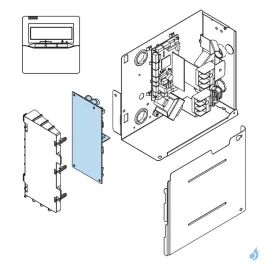 Platine Alimentation pour gainable Atlantic Fujitsu Réf. 898617 2