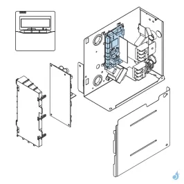 Platine régulation pour climatisation Atlantic Fujitsu ARYG18LLTB.UI Réf. 898832 2