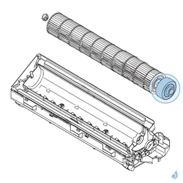 Moteur Ventilation pour climatisation murale Atlantic Fujitsu Réf. 898858 2