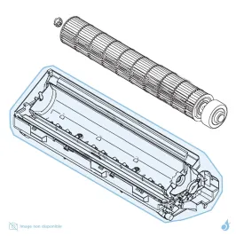 Bac à Condensats Complet pour climatisation Atlantic Fujitsu LLCA LLCE LMCE Réf. 898859