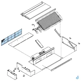 Filtre pour unité intérieure gainable Atlantic Fujitsu Réf. 890230 2