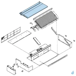 Bac à Condensats pour unité intérieure gainable Atlantic Fujitsu Réf. 898222 2