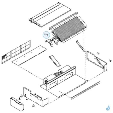 Sonde Évaporateur pour unité intérieure gainable Atlantic Fujitsu Réf. 890951